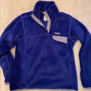 Patagonia re-tool snap t pullover size S blue